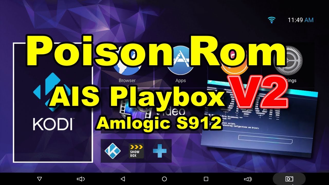 How to install 'Poison Rom' on AIS Playbox V2 [Unlock] by Twrp