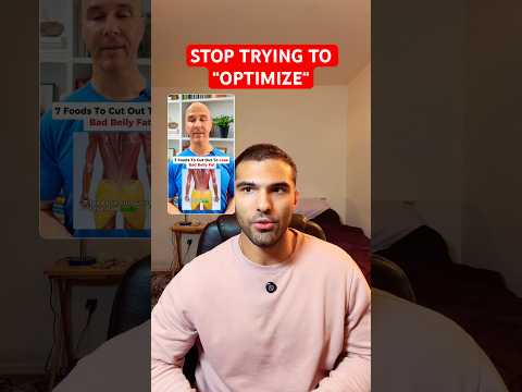 STOP Trying to OPTIMIZE BEFORE you've even really START