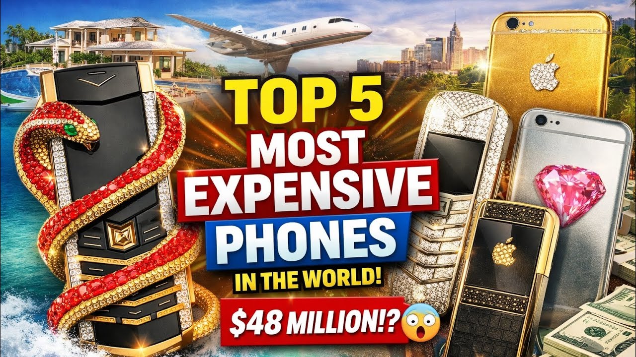 48 Million Phone?! 😳| Top 5 Most Expensive Smartphones Ever Made