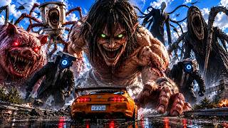 SUPRA vs 10 MONSTERS — EPISODE 60 SPECIAL! (Eren Yeager, Grim Reaper, Six Seven Guy) | BeamNG