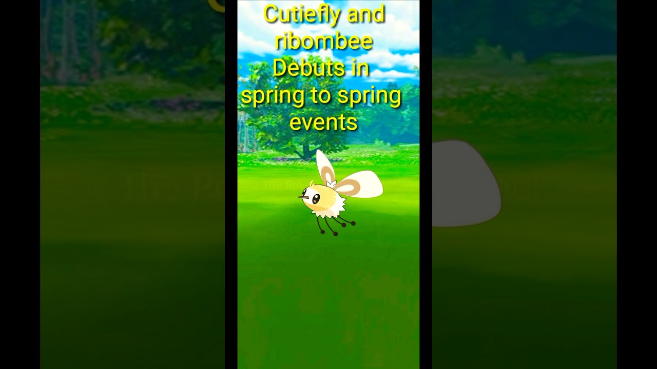 Cutiefly and ribombee debuts in pokémon go 