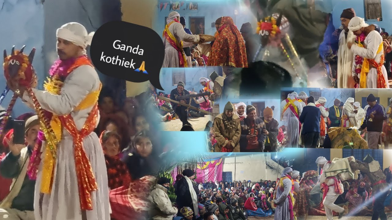 Genda kothiek punar rudraprayag 2023||गेंडा कोथिक🙏aaj to sb pe aya devta🙏Arjun Shakti