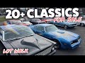 20  CLASSIC CARS FOR SALE Lot Update New Inventory with Prices Spring 2024 at Bob Evans Classics