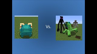 Crazy Warped Toad Vs Mutant Monsters I MInecraft Mobs Battle