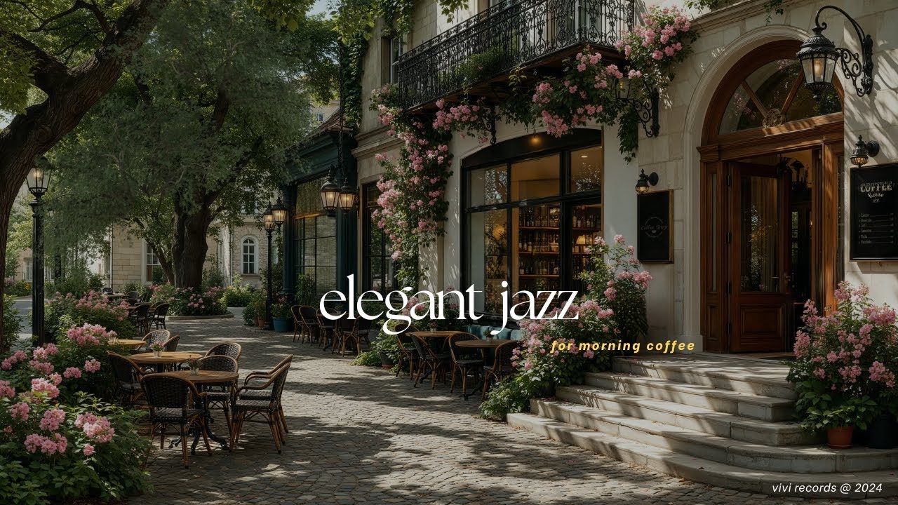 Elegant Jazz Music For Morning Coffee | Refresh Your Mind with Nature Therapy &amp; Smooth Jazz