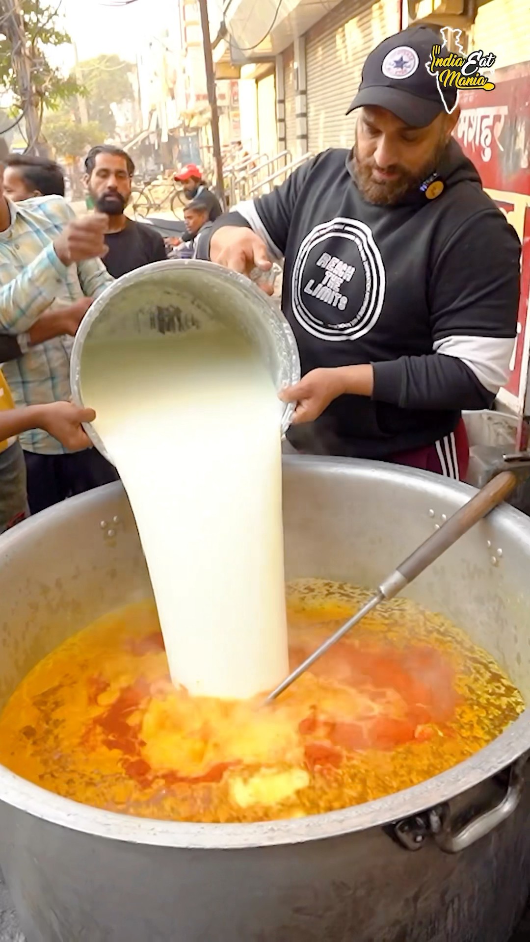Famous Bhola Kadhi Ki Homemade Dahi Wali Kadhi Chawal Making Rs. 50/- Only #yamunanagar #shorts