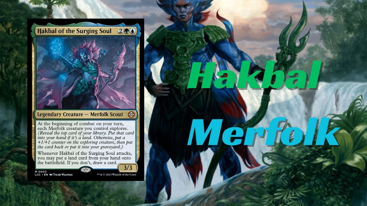 Hakbal Merfolk EDH: Commander Merfolk Deck Tech - YouTube