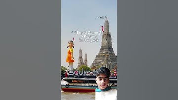 Netflix Squid Game 2 PR stunt in Bankok Thailand #netflix #squidgame #squidgame2 #bankok
