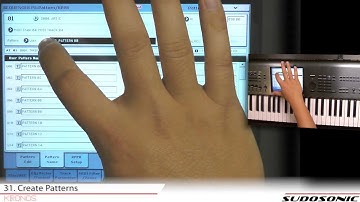 Korg Kronos Video Tutorial - 31: Creating Patterns