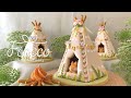 お菓子の家『キツネさんのティピテント』How to make a Tipi For Little Fox