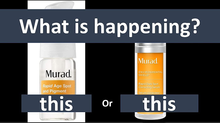 Murad rapid dark spot correcting serum before and after