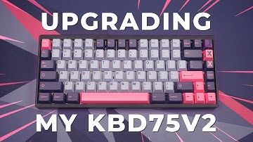 Upgrading My $600 Custom Keyboard! | KBD75V2 w/ Gateron Black Inks