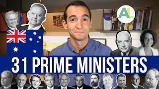 31 AUSTRALIAN PRIME MINISTERS in 15 MINUTES | AUSSIE LAW