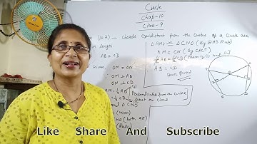 Class 9 || Ch-10 || Circles | Theorem 10.7 | NCERT | Math