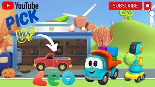 Leo Pickup truck | car puzzle game | leo cars | race challenge| kids education | hindi kids game | screenshot 4