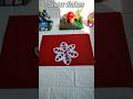 Snow flakes paper craft 😍#shorts #youtubeshorts #diy #viralvideo #shortsfeed