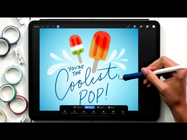 Create Custom Printed Rubber Stamps using Procreate 