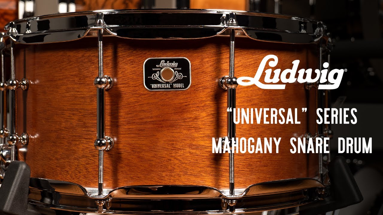 Ludwig Universal Series 6.5X14 Beech Snare Drum (LU6514BE) Demo