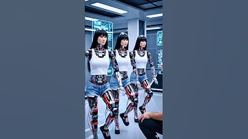 Synchronized Perfection: The Future of Robotics is Here! #HumanoidRobot #RobotDance #FutureTech