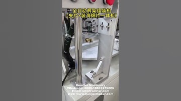 Automatic Pants Hanger Clip Assembling Machine with Peg Sponge Mat install Function