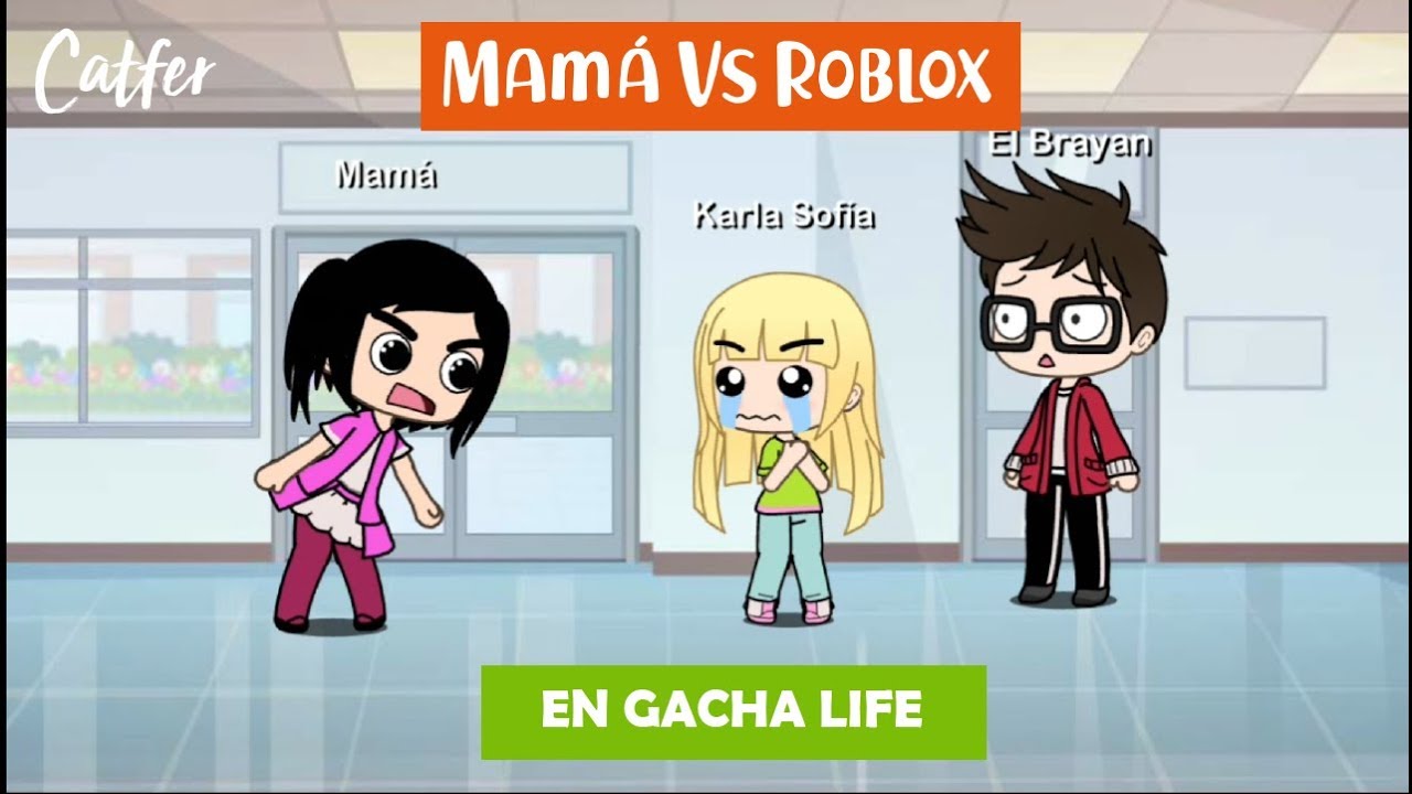 Mama Vs Roblox Version Gacha Life La Entrega De Notas - probando juegos de gacha life de roblox