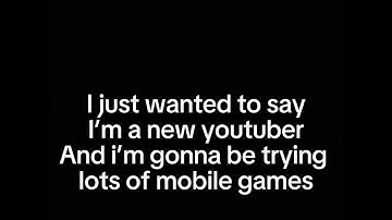 Introduction! (Technically my first youtube video)