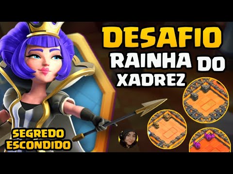 FÁCIL! COMO COMPLETAR O NOVO DESAFIO DA ESTRATÉGIA DA RAINHA DO XADREZ  MUITO RÁPIDO CLASH OF CLANS! 