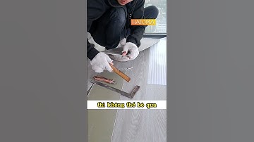 Mẹo cắt sàn hèm khóa SPC cực kỳ chính xác | Thi công sàn nhựa giả gỗ Haroma | Lê Hạ Haroma
