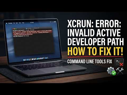 Xcrun: Error: Invalid Active Developer Path – How To Fix It