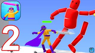 Ragdoll Ninja: Sword Fight - Gameplay Walkthrough Part 2 All Levels 16-29 (Android,iOS) screenshot 1