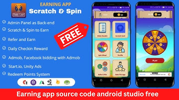 Scratch & Spin to Win Android App with Earning System v4 Admob, Facebook, Start App Ads Source Free