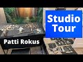 Studio tour  rock and pebble art by patti rokus