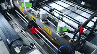 Full video CY 430x2 double line high speed automatic T shirt bag forming machine