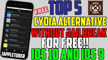 Top 5 Cydia Jailbreak Alternatives Without Jailbreak FREE on iOS 10 - 10.02 & 9 - 9.3.5