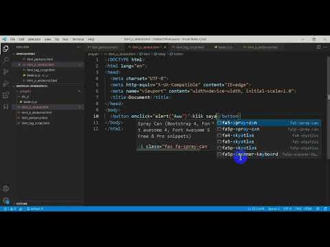 Panduan cara penulisan kode javascript pada atribut HTML
