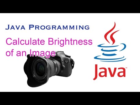 Java: Get Brightness of an Image