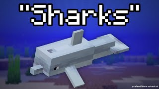 Sharks but every line is a Minecraft item