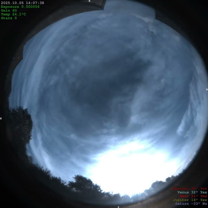 [4k] Stunning 60 second Cloud Timelapse in 4K | Teesside, UK | Sunday 05 October, 2025