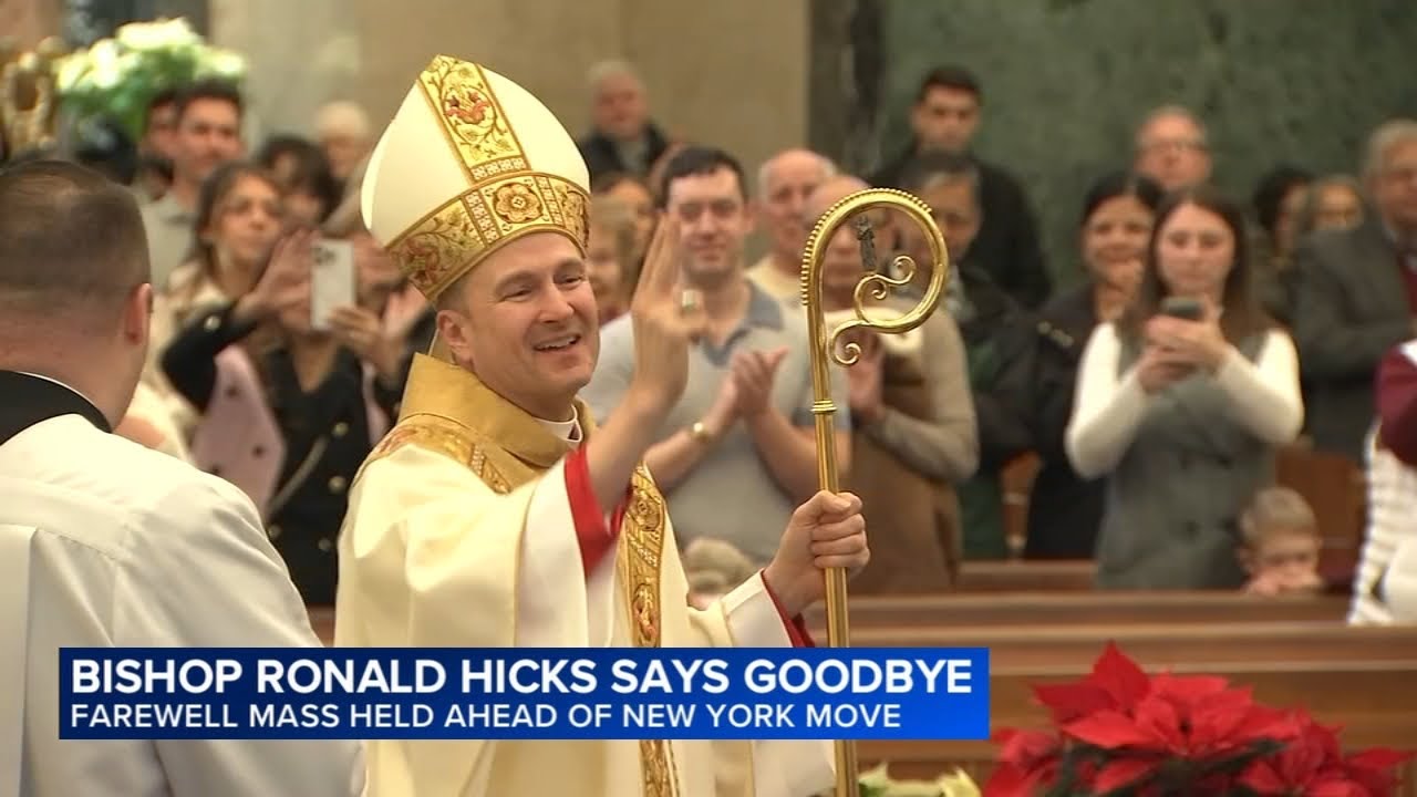 Joliet Diocese holds special Mass, bids farewell to New York Archbishop-designate Ronald Hicks