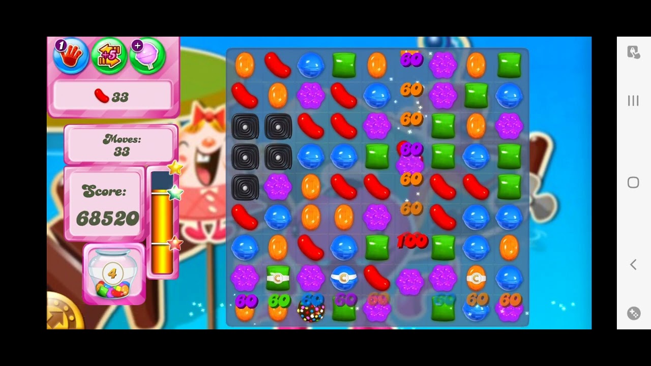 Candy Crush - No More Possible Switches in Level 128