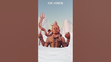 Lord Shiva VFX Scene In Blender #shiva #blender #vfx #shorts #ytshorts