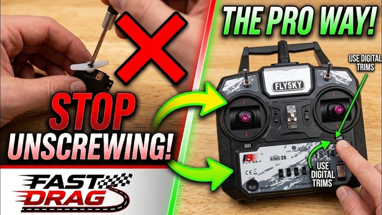Stop Unscrewing Your Servo! The PRO Way to Center It ⚙️ RC Basics - YouTube