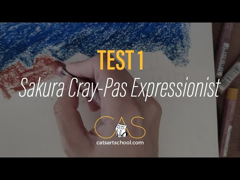 Oil pastel comparison: Mungyo Gallery vs Cray-Pas Specialist oil pastels 