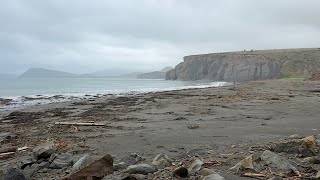 Fossil Beach & Alaska Aerospace Rocket / Kodiak Island, AK
