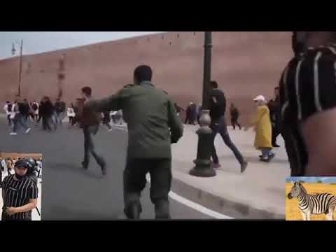 فيديو المقدم اللي ضرب الأساتذة المتعاقدين بدون شفقة ولا رحمة