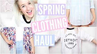 Spring Haul 2016 + Try On! (Forever21, H\&M, Topshop) | Sophie Louise