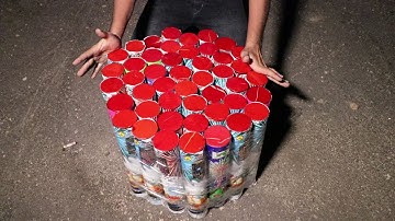 50 स्काई शॉट एक साथ चलाये तो मज़ा आ गया | 50 Skyshot At Once - Top Diwali Experiment