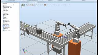 RobotStudio- Práctica nº 17 Trabajo colaborativo de dos robots