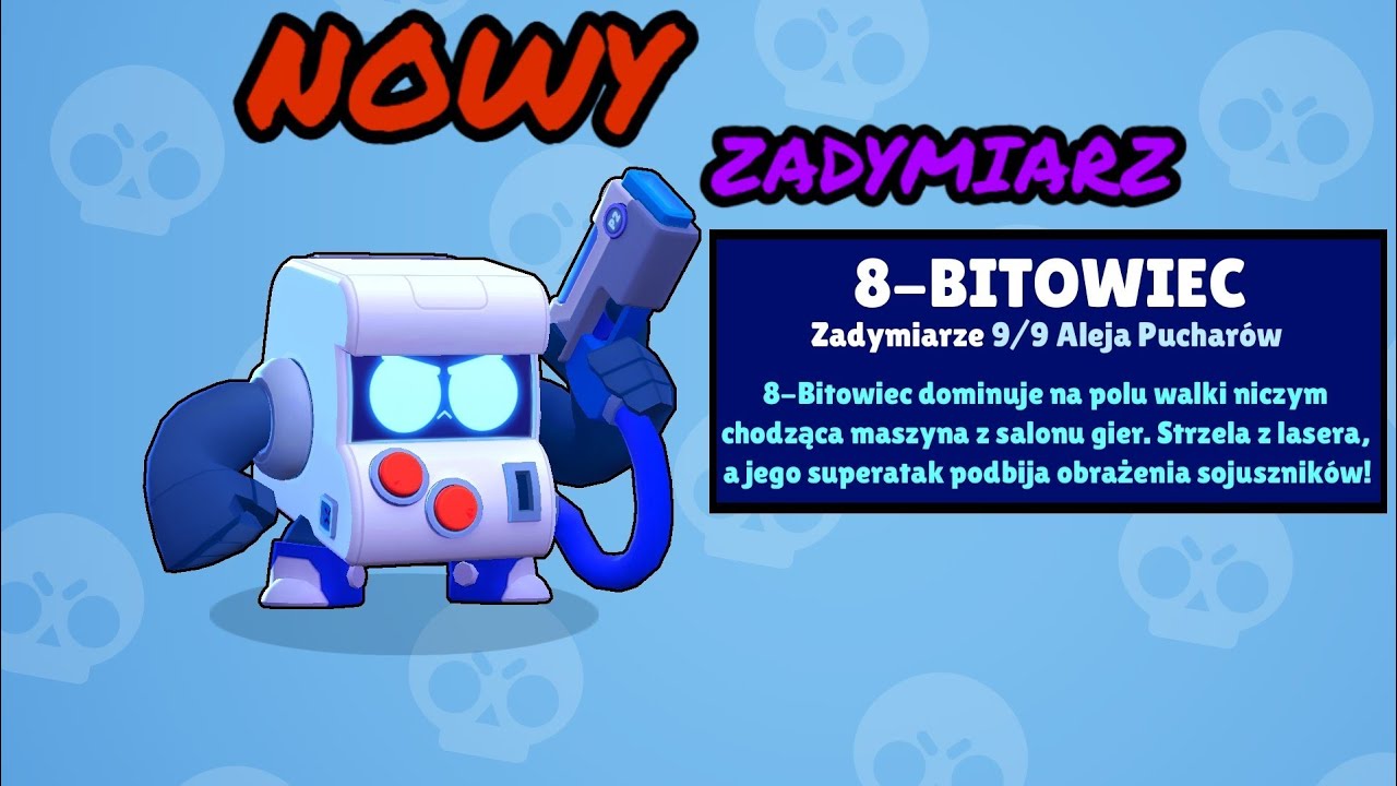 NOWY ZADYMIARZ ZA DARMO W BRAWL STARS! *8-BIT* - YouTube