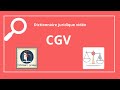 Cgv ou conditions gnrales de vente 